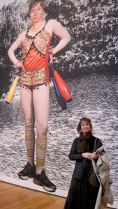 Here I am at a Cindy Sherman photography retrospective NYC.