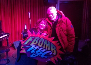 Weisgerber and Beckman at the F-Bomb NYC Flash Fiction Reading Series 2 February 2018 at the KGB Bar and Red Room Literary Reading Space
