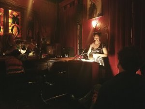 Jane Lecroy at the Great Weather for Media reading 14 November 2018 kgbbar.com Photo by Anne Weisgerber.jpg