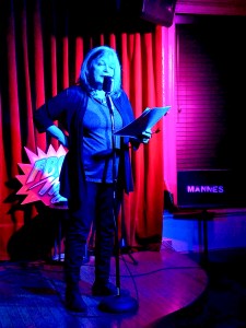 Dorothy Cantwell 3/1/2019 FBomb NYC Flash Fiction Reading Series. Photo Credit: A.E. Weisgerber.