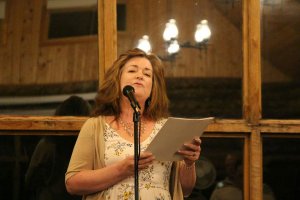 Author A.E. Weisgerber, Grand Lake, Colorado 17 Aug 2019. Photo Credit: Chelsea Stickle